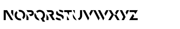 Spaco Stencil SC Bold Font LOWERCASE