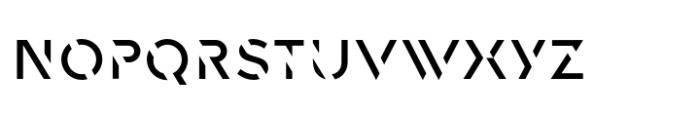 Spaco Stencil SC Normal Font LOWERCASE