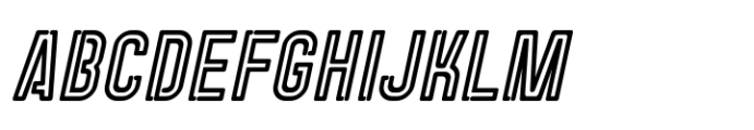 Spaghetti Joint JNL Oblique Font UPPERCASE