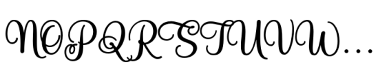 Spalding Script Bold Font UPPERCASE