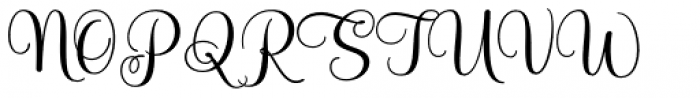 Spalding Script Regular Font UPPERCASE