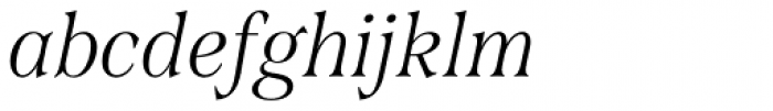 Span Light Italic Font LOWERCASE