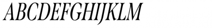 Span Regular Compressed Italic Font UPPERCASE
