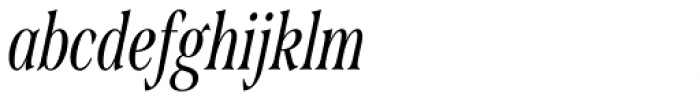 Span Regular Compressed Italic Font LOWERCASE