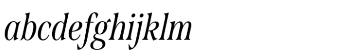 Span Regular Italic Condensed FONT