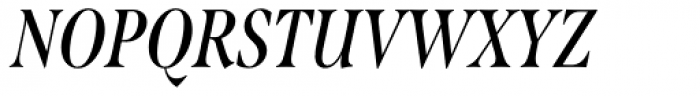 Span Semibold Condensed Italic Font UPPERCASE