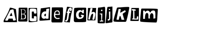 Spanish Serial Punk Black Font UPPERCASE