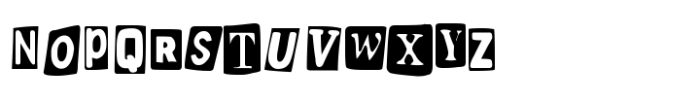 Spanish Serial Punk Black Font UPPERCASE