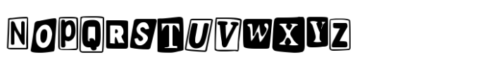Spanish Serial Punk Regular Font UPPERCASE