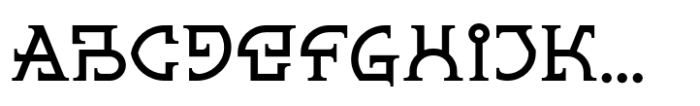 Spanner Initials B Gauge Font LOWERCASE