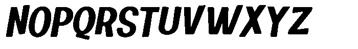 Sparkla Italic Font UPPERCASE