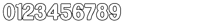 Sparkla Outline Font OTHER CHARS
