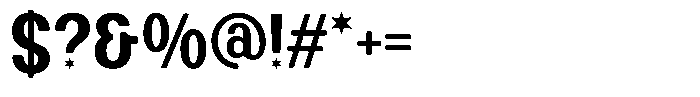 Sparkla Regular Font OTHER CHARS