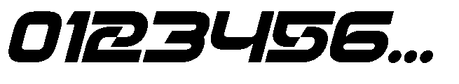 Sparon Slant Font OTHER CHARS