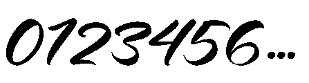Spartan Brush Regular Font OTHER CHARS