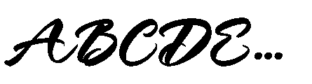 Spartan Brush Regular Font UPPERCASE