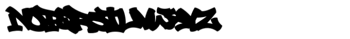 Spartical Graffiti Flat Bold Font UPPERCASE
