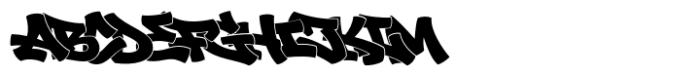 Spartical Graffiti Regular Font UPPERCASE
