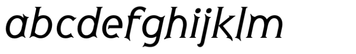 Spathe Pro Italic Font LOWERCASE