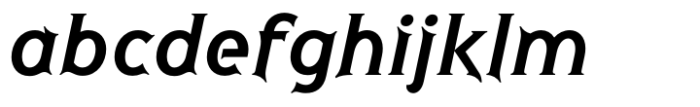 Spathe Pro Semi Bold Italic Font LOWERCASE
