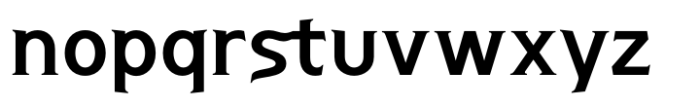 Spathe Pro Semi Bold Font LOWERCASE
