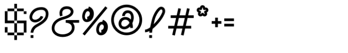 Spatial Mixed Regular Font OTHER CHARS