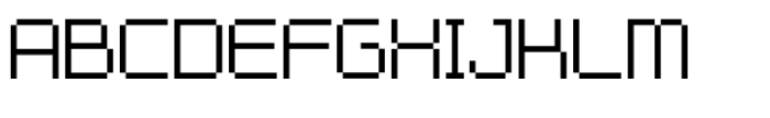 Spatial Mixed Regular Font UPPERCASE