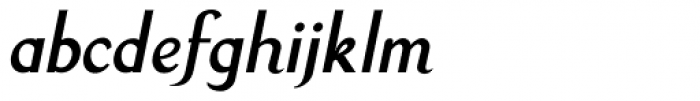 Spaulding Sans JF Italic Font LOWERCASE
