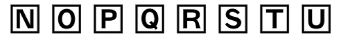 Special Alphabets P06 Font LOWERCASE