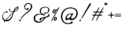 Special Handmade Script Regular Font OTHER CHARS