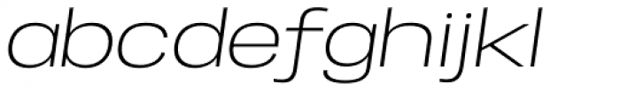 Specify Expanded Light Italic Font LOWERCASE