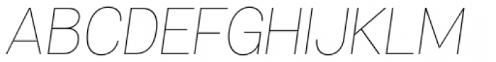 Specify Normal Thin Italic Font UPPERCASE