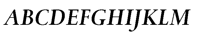 Spectrum Now Bold Italic Font UPPERCASE