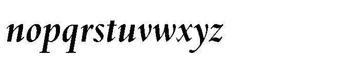 Spectrum Now Bold Italic Font LOWERCASE