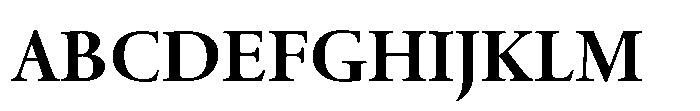 Spectrum Now Bold Font UPPERCASE