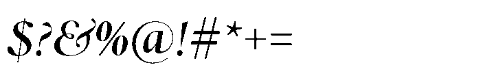 Spectrum Now Display Bold Italic Font OTHER CHARS