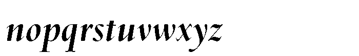 Spectrum Now Display Bold Italic Font LOWERCASE