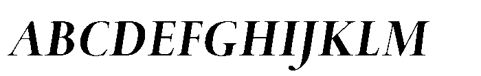 Spectrum Now Display Extrabold Italic Font UPPERCASE