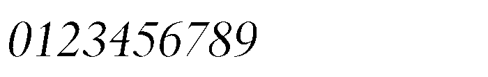Spectrum Now Display Italic Font OTHER CHARS