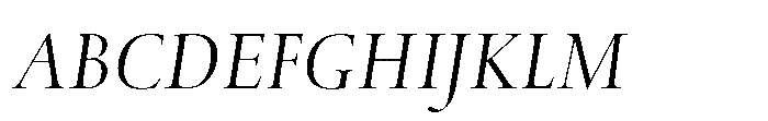 Spectrum Now Display Italic Font UPPERCASE