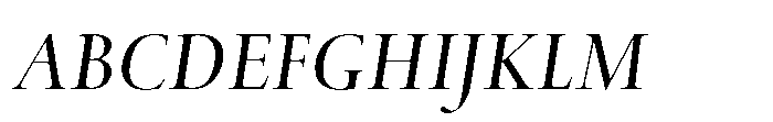 Spectrum Now Display Semi Bold Italic Font UPPERCASE