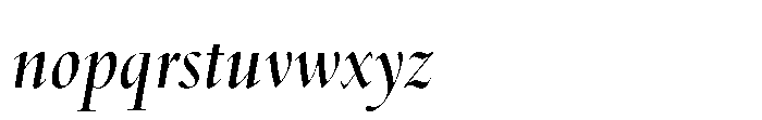 Spectrum Now Display Semi Bold Italic Font LOWERCASE