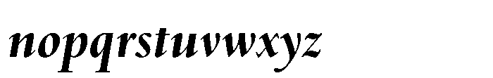 Spectrum Now Extrabold Italic Font LOWERCASE