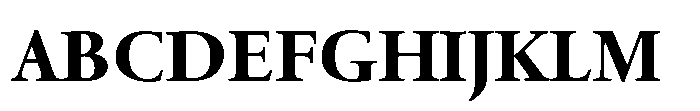 Spectrum Now Extrabold Font UPPERCASE