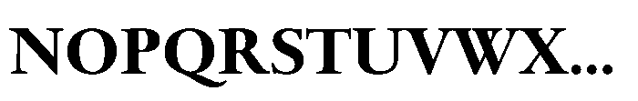 Spectrum Now Extrabold Font UPPERCASE