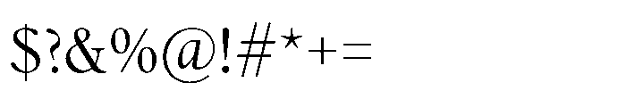 Spectrum Now Regular Font OTHER CHARS