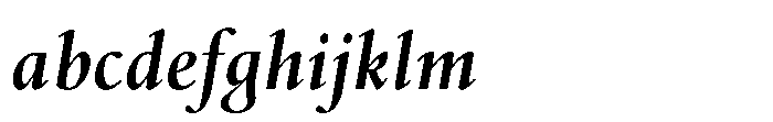 Spectrum Now Small Bold Italic FONT