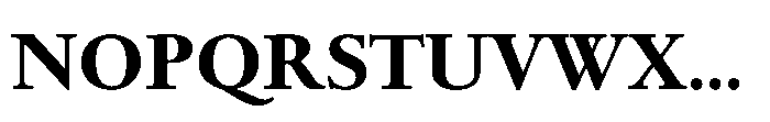 Spectrum Now Small Extrabold Font UPPERCASE