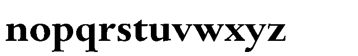 Spectrum Now Small Extrabold Font LOWERCASE