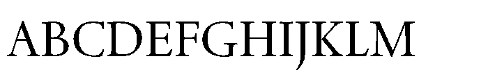 Spectrum Now Small Regular Font UPPERCASE